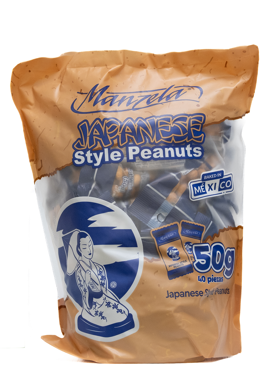 Manzela, Japanese Style Peanuts 50g 40ct