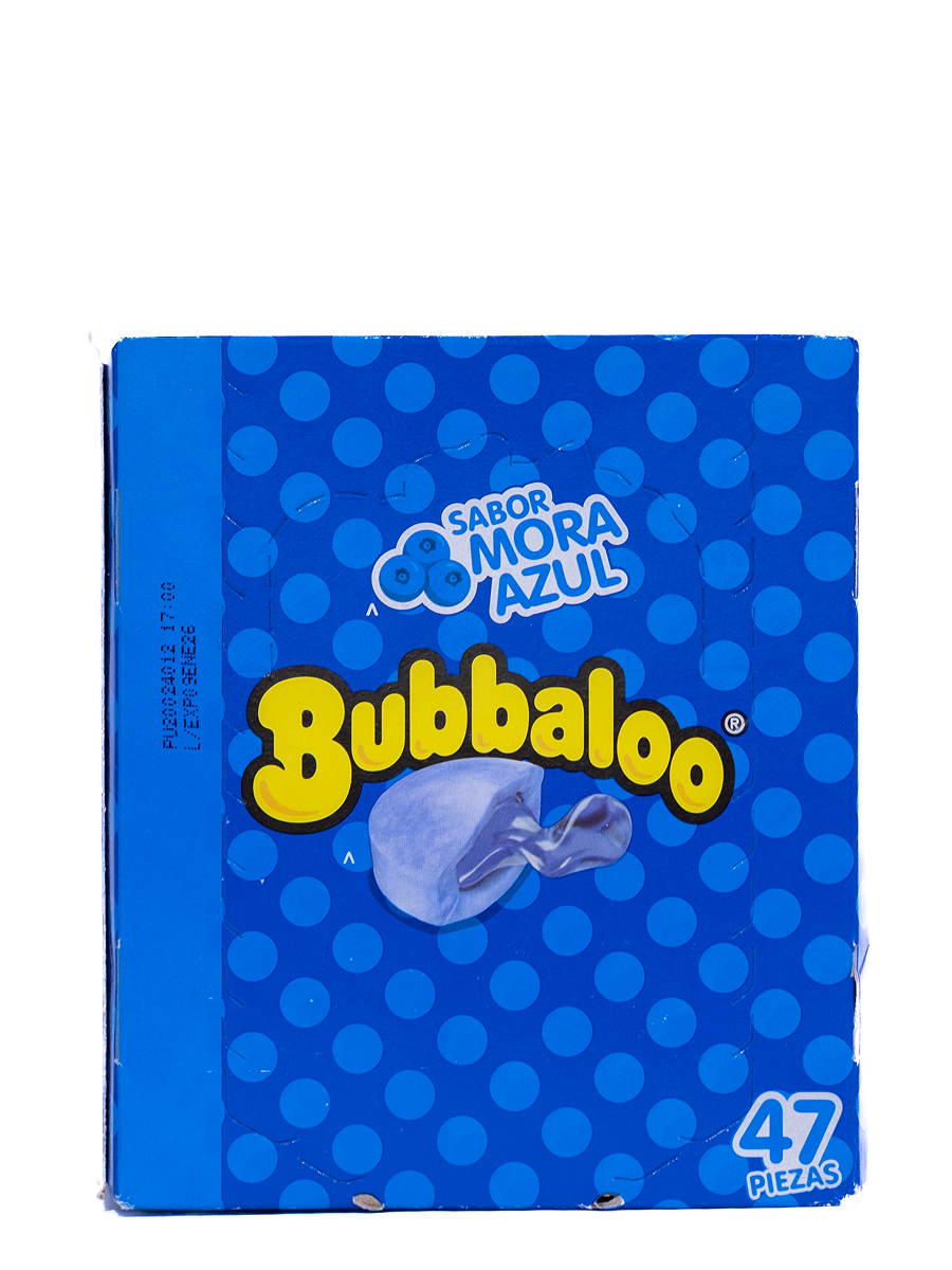 Bubbaloo sabor Mora Azul