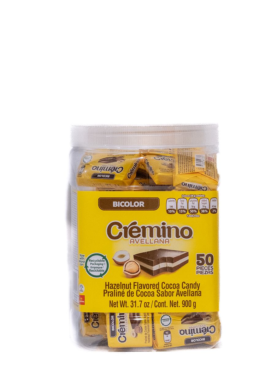 Nutresa, Cremino Avellana Bicolor Bote